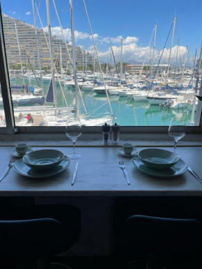 Studio vue imprenable port Marina Baie des Anges
